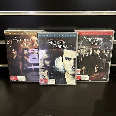 THE VAMPIRE DIARIES TV SEASON: Seasons 6 7 & 8 Regeion 4  Season 7 New/sealed • $39.99