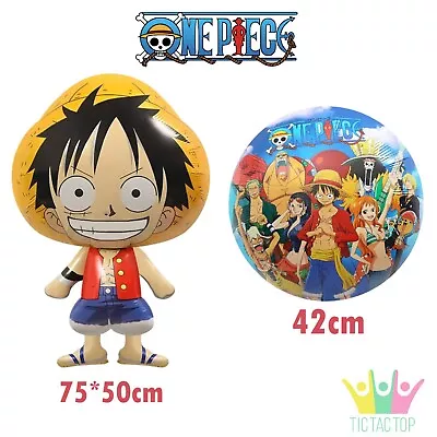 One Piece Balloon Foil Helium. Party Lolly Loot Bag Decoration Bunting Anime • $6.50