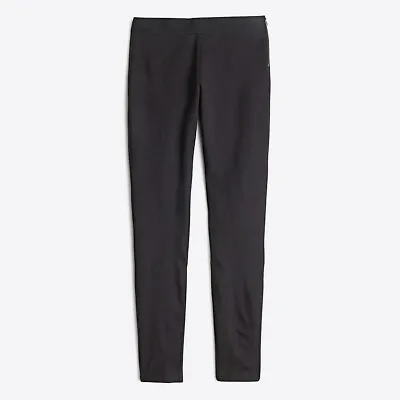 J. Crew Factory Womens Size 0 Black Side Zip Skinny The Gigi Pant 93195 • $0.99