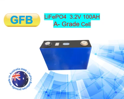 Lithium Iron Phosphate GFB LiFePo4 3.2 V Cell 100Ah Rechargeable Battery • $139