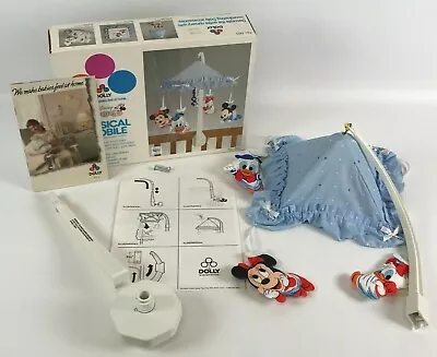 Vintage Dolly Disney Babies Mickey Mouse #663 Musical Mobile - Brahms' Lullaby • $23.99