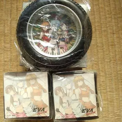 Evangelion Tire Clock Racing Block Memo Rei Asuka Mari • $90.56