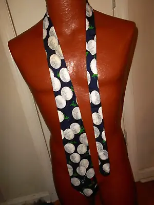 Nicole Miller 1994 Golf Balls Men's Silk Tie. • $0.99