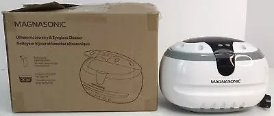 Magnasonic CD-2800 Ultrasonic Jewelry & Eyeglass Cleaner White Open Box • $24.99