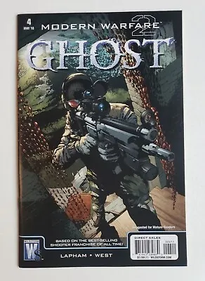 Modern Warfare 2 Ghost #4 Low Print Run DC Wilstorm Comics • $119.95