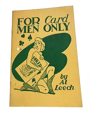 1949 Antique For Card Men Only Magic Tricks Book • $12