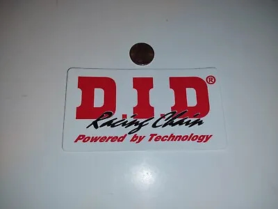 D.I.D Sticker  Decal  RACING ORIGINAL OLD STOCK • $3.98