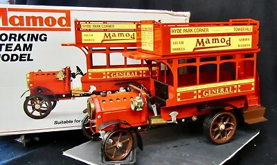Open Box - Rare - Mamod Live Steam London Bus LB1 - Unfired - Gift Boy Men 2090 • $549