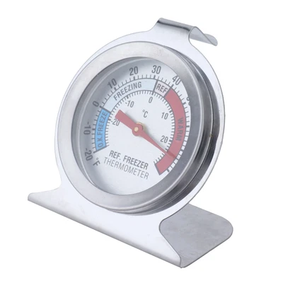 £9.46 • Buy Refrigerator Thermometer Stainless Steel High‑Accuracy Dial Thermometer GP
