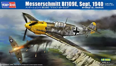 HobbyBoss 1/18 Messerschmitt Bf 109E September 1940 81809 • $95.99
