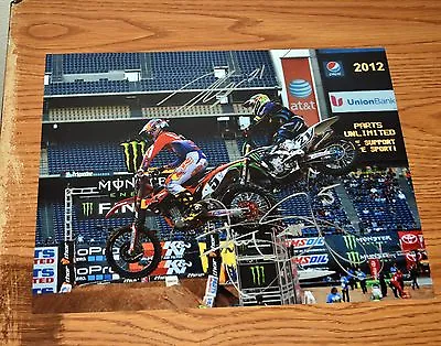 RYAN DUNGEY MID AIR #5 SIGNED 11x14  PHOTO- COA -TOMAC WEBB JETT MCGRATH • $39.50