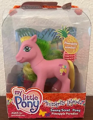 My Little Pony G3 Pineapple Paradise Sunny Scents Set Butterfly Island 2005 NIB • $19.99