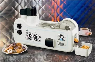 BRAND NEW - Nostalgia Automatic Donut Factory -  Automatic In-Home Donut Machine • $125