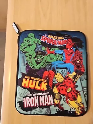 Marvel Tablet Case - IPad Or Android Tablet Sleeve - Spiderman Hulk  • £5.99