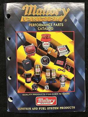 Original VINTAGE 1998 MALLORY IGNITION Catalog Speed Racing Parts 124 Pages • $60