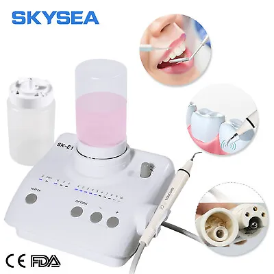 Ultrasonic Piezo Dental Scaler Handpiece 2*Bottles 5*Tips Fit EMS Cavitron SK-E1 • £179