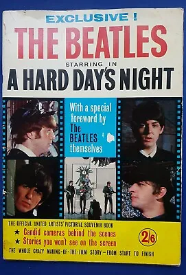 The Beatles Starring In A Hard Day's Night Official United Artists Picture Book • $70