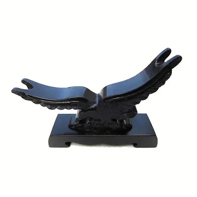 Wood Eagle Sword Holder Samurai Sword Katana Wakizashi Saber Stand Display Rack • $65.99