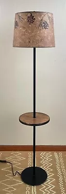 Rustic Mission Style Tray Country Cabin Lodge Floor Lamp W/Shade • $317.95