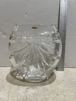 Waterford Crystal Overture 8  Oval Rose Vase • $45.95