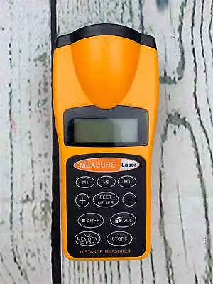 £29.43 • Buy Ultrasonic Distance Meter Laser Pointer Feet And Meter
