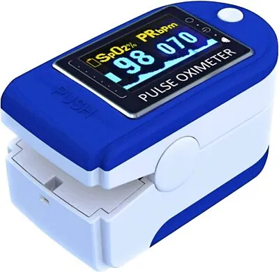 Oximeter Finger Blood Oxygen Checker Monitor Dual Health Medical Quality  A (5) • £4.99