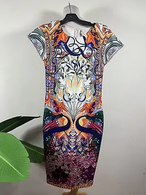 MARY KATRANTZOU Printed Knee-Length Dress Size S • $59.99