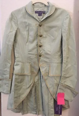 £1410.53 • Buy Womens Vintage Ralph Lauren 100% Silk Equestrian Riding Coat Tailcoat