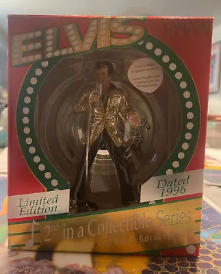 Carlton 1996 Elvis Limited Edition Heirloom Christmas Holiday Ornament 🎤 • $14.99