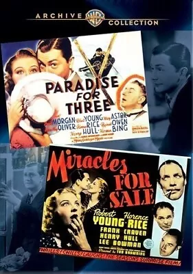 Robert Young - Paradise For Three / Miracles For Sale [New DVD] • £17.04