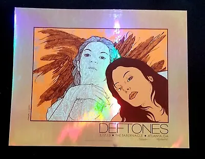 $400 • Buy Deftones Atlanta 2013 Concert Poster By Jermaine Rogers & Eyesore Foil Ed Of 7