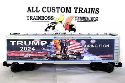 Lionel O Scale Custom Lettered Limited Run Trump 2024 Collectible Reefer Lot E🎩 • $99.99