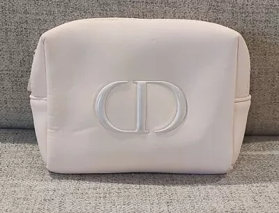 Dior Pouch Cosmetic Makeup Empty Bag Light Pink USED • $12.99