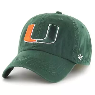 Men's '47 Green Miami Hurricanes Franchise Fitted Hat • $29.99