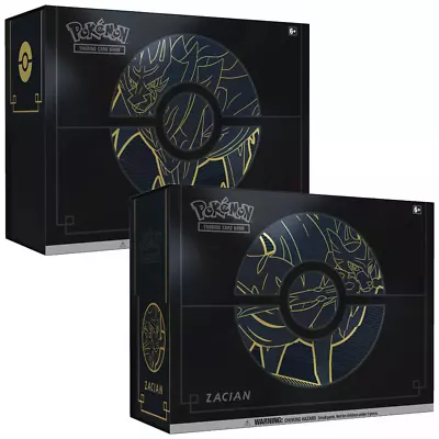 Pokemon TCG Sword & Shield Elite Trainer Box Zacian & Zamazenta Set Of 2 NEW • $139.99