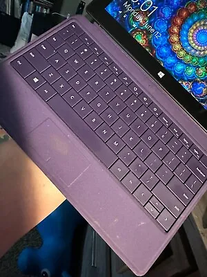 Microsoft Surface RT From 2014 Still Works - With Purple Keyboard/Cover Bundle • $70