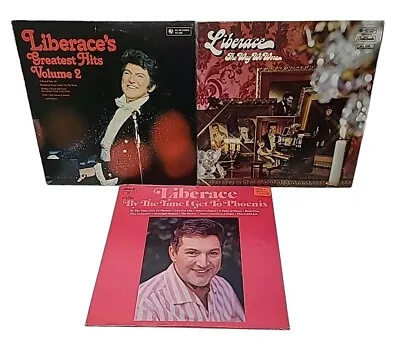 Liberace Vinyl LP Lot Of 3 - Greatest Hits Vol 2 & MORE! EXCELLENT • $15.99