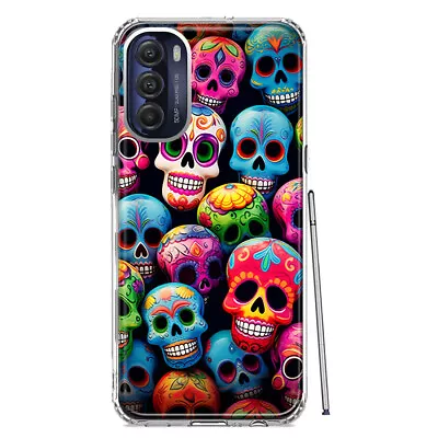 For Motorola Moto G Stylus 5G 2022 Shockproof Case Color Day Of The Dead Skulls • $12.74