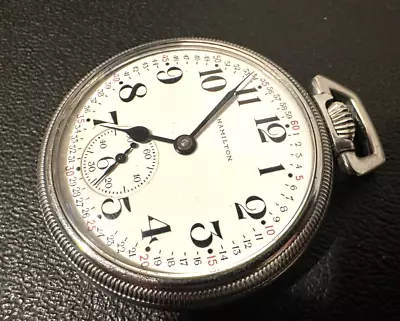 Hamilton WW2 992B  Military  Pocket Watch 21jewels 1942 • $550