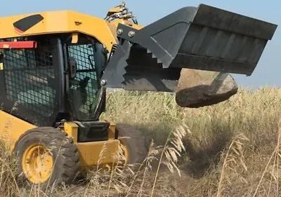 Skid Steer 4 In 1 Bucket By Virnig V50 66  Widthw Bolt On Edge915 LbsInStock • $5999