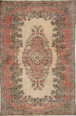 Traditional Vintage Hand-Knotted Carpet 5'11  X 9'1  Wool Area Rug • $359.80