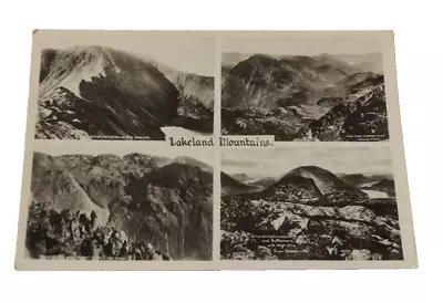 Lake District Multiview Real Photograph 1960's Postcard • £2.45