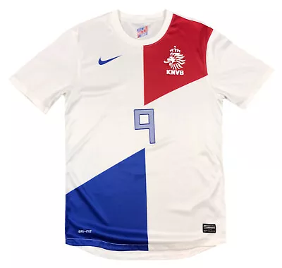 Nike KNVB Men’s Netherlands 2013/2014 Away Van Persie White Soccer Jersey Size S • $66.66