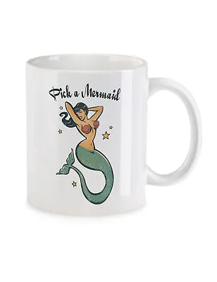 £20.34 • Buy Pick A Mermaid Coffee Mug Cup Poseidon Neptun Sea Beach Tattoo Anchor Oldschool
