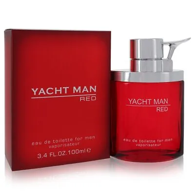 Yacht Man Red By Myrurgia Eau De Toilette Spray 3.4 Oz For Men • $15.99