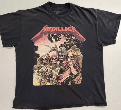 Metallica THE FOUR HORSEMEN T-Shirt Men's Size XL Black/Multi 100% Cotton • $9