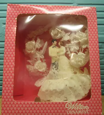 Vintage Wilton Wedding Topper Ornament .. In Box • $15