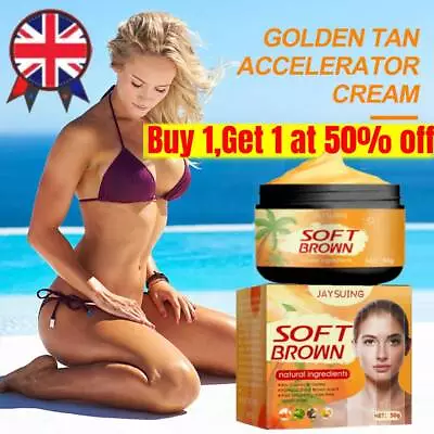 £7.49 • Buy 2023 Upgraded Intensive Tanning Luxe Gel, 50g Brown Tanning Accelerator Cream UK