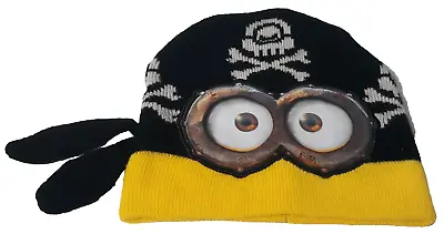 Despicable Me Pirate Minions Beanie Universal Studios Kids One Size Fits Most • $7.99
