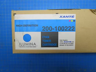 Xante Ilumina Cyan Toner Cartridge 200-100222 • $80